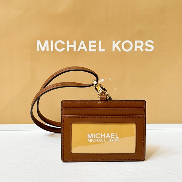 Michael Kors Jet Set Item Crossbody Bag + Card Case Wallet Landyard MK Vanilla - Picture 12 of 14